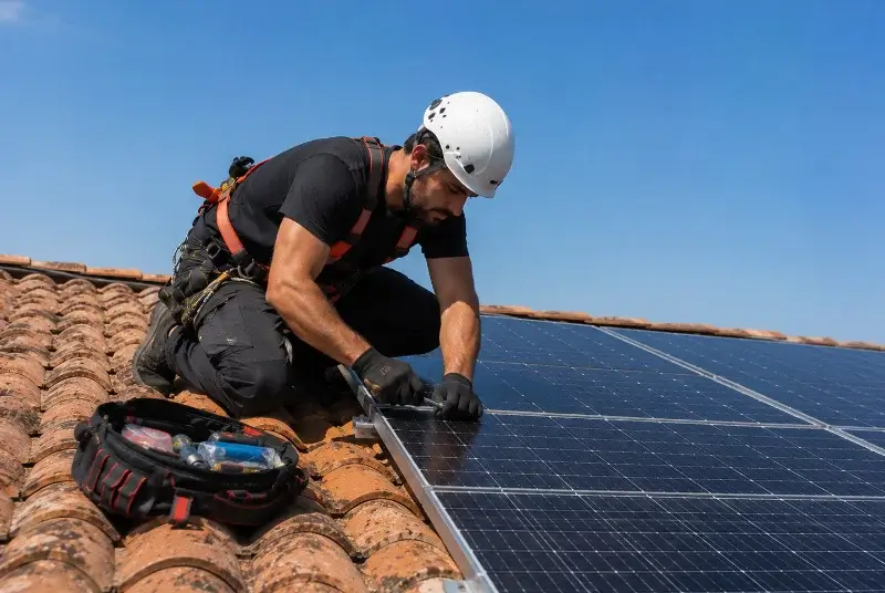 Maintenance et monitoring de panneaux solaires à Busserolles