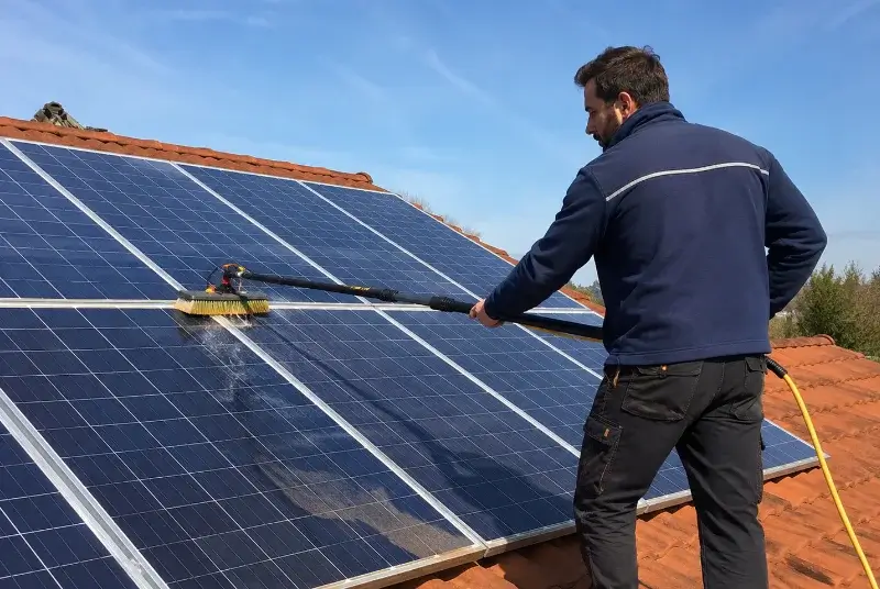 Nettoyage et entretien de panneaux solaires à Busserolles